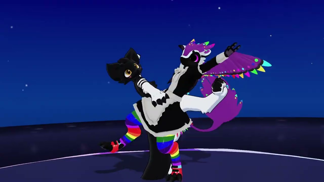 VrChat MMD Dance (Dive To Blue)
