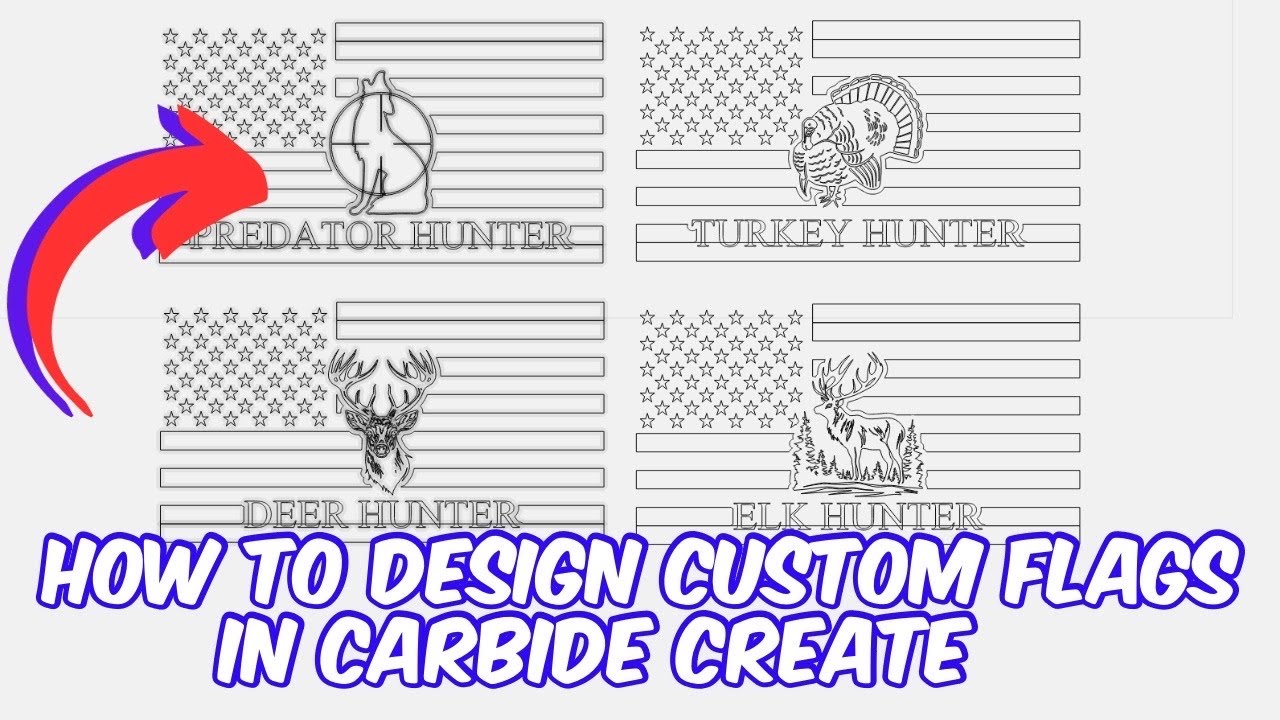 How to Design Custom Flags in Carbide Create
