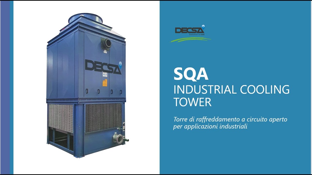 Torre di raffreddamento industriale SQA | DECSA [webinar]
