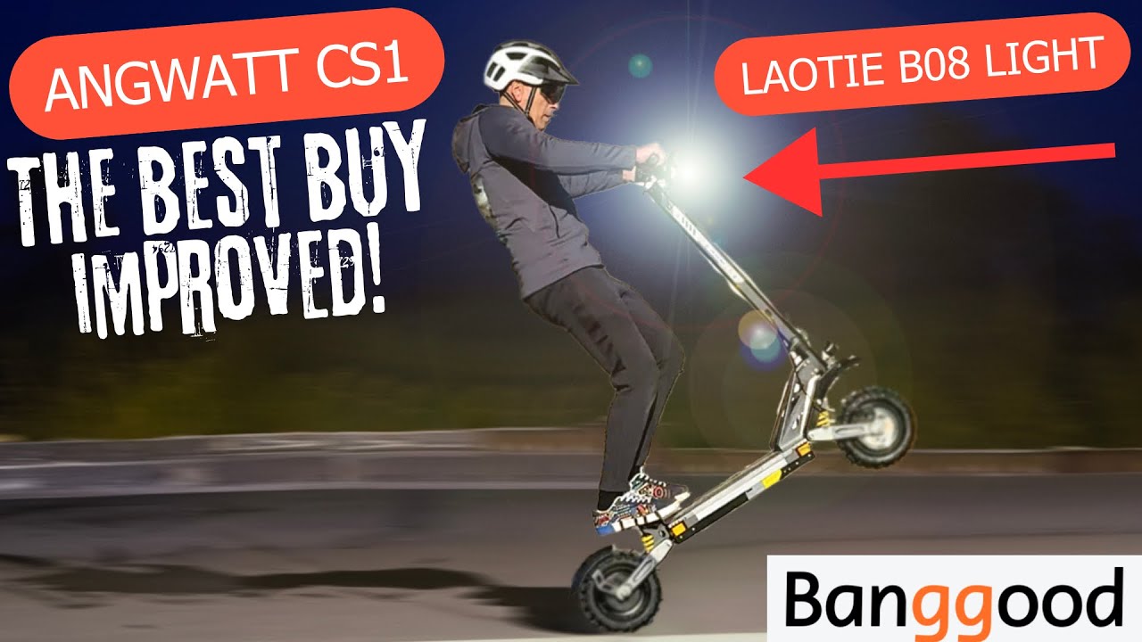 ANGWATT CS1 UPDATED VERSION - THE BEST BUY SCOOTER IMPROVES - TOP WITH B08 LIGHT - FULL TEST