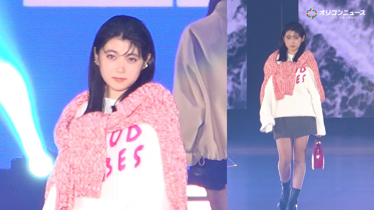 市川團十郎の長女・堀越麗禾、14歳で堂々ランウェイデビュー　美脚際立つミニスカ衣装で会場を魅了　『Rakuten GirlsAward 2025 A/W』