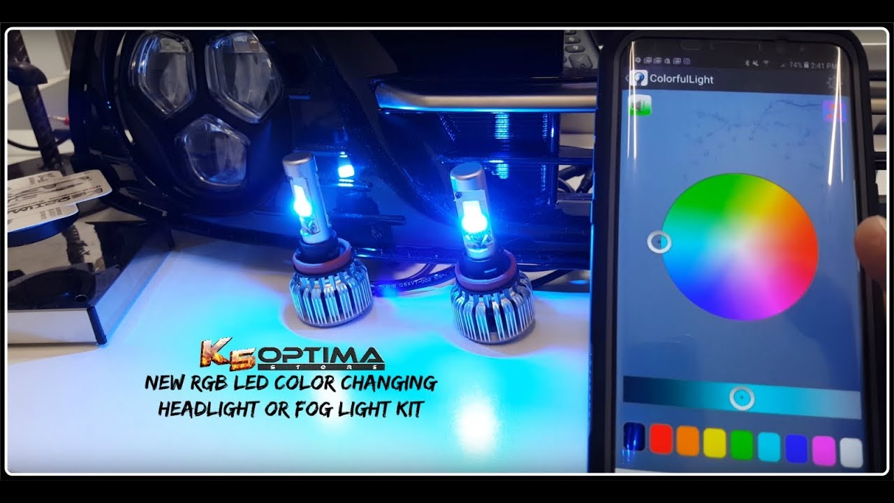 Brand-new High-Powered LED Headlights, with RGB LED Demon eyes built in.