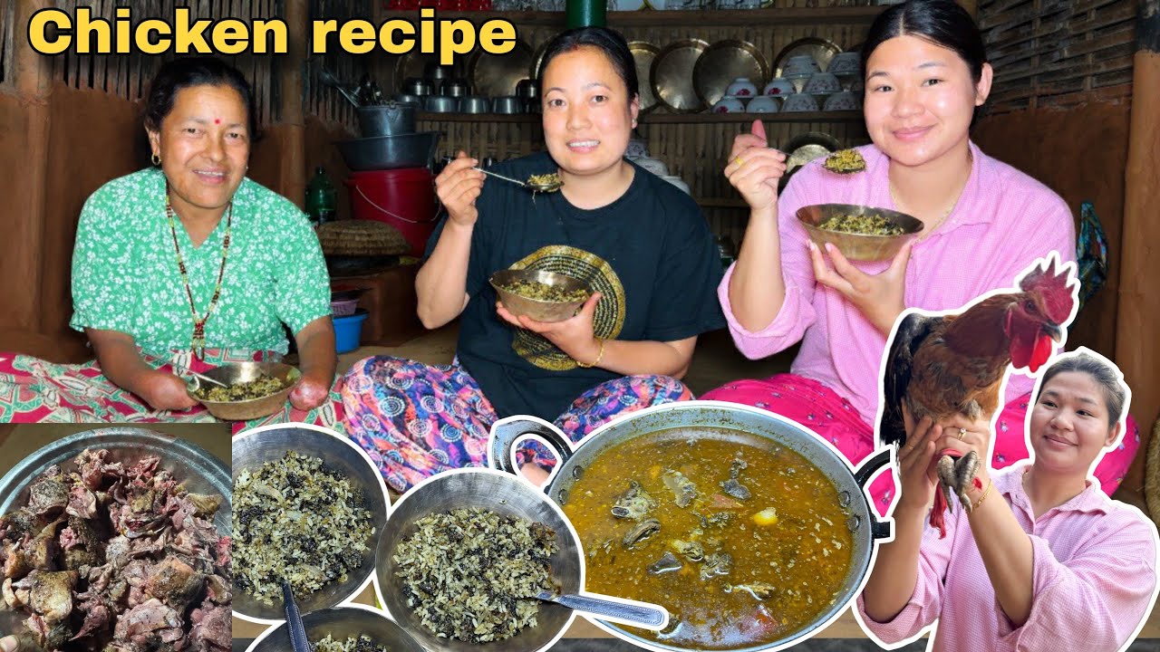Local chicken recipe!#chickenrecipe #villagevlog #cooking #food #rurallife