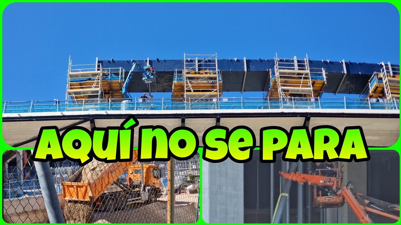 🔴OBRAS CAMP NOU (28 de Marzo)⚠️Sigue creciendo el anillo
