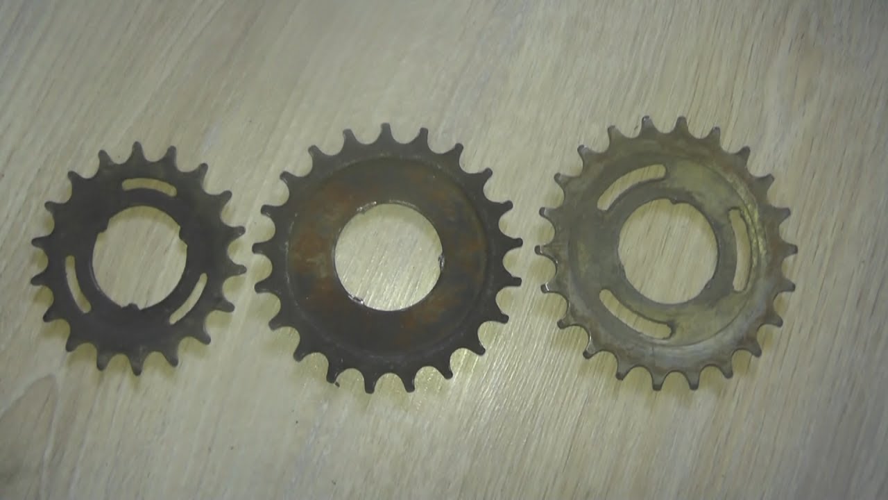 Срезает ведомую звезду дорожного велосипеда