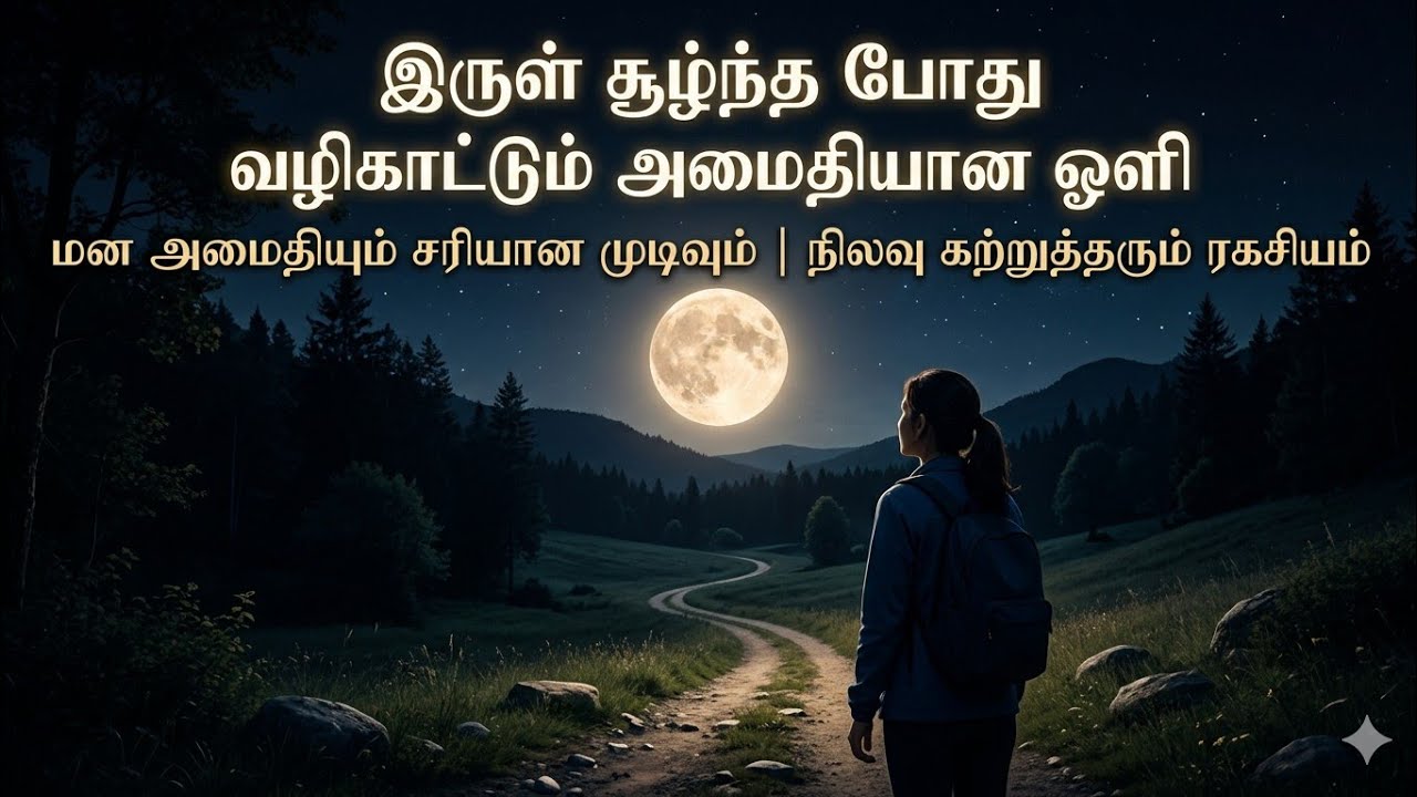 🌕வாழ்க்கைப் பாதையில் ஒளி காட்டும் நிலவின் ரகசியம்👀 | நிலவைப் போல யோசி #நிலா ரகசியம் #nilaragasiyam 