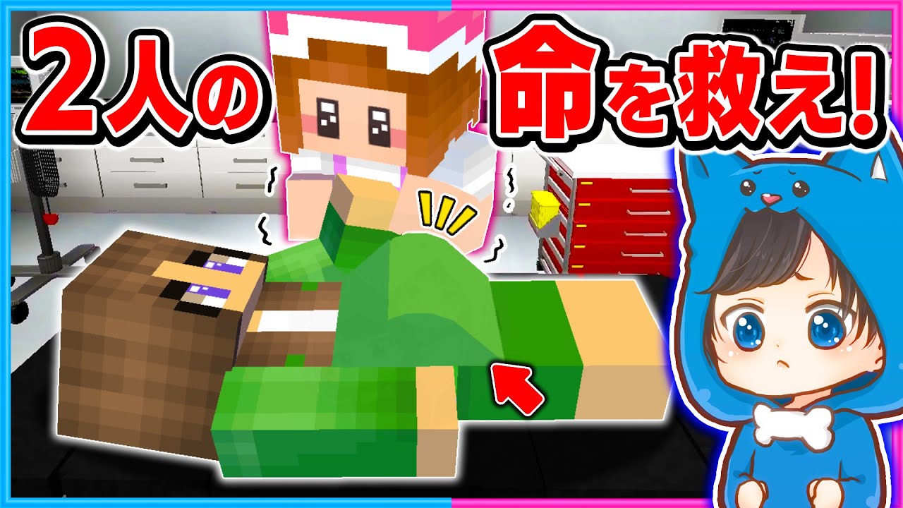 妊婦のおかあさんと赤ちゃんの命を救え!!医者ごっこ✨💉🩺【 マイクラ / まいくら 】【ゲーム実況】