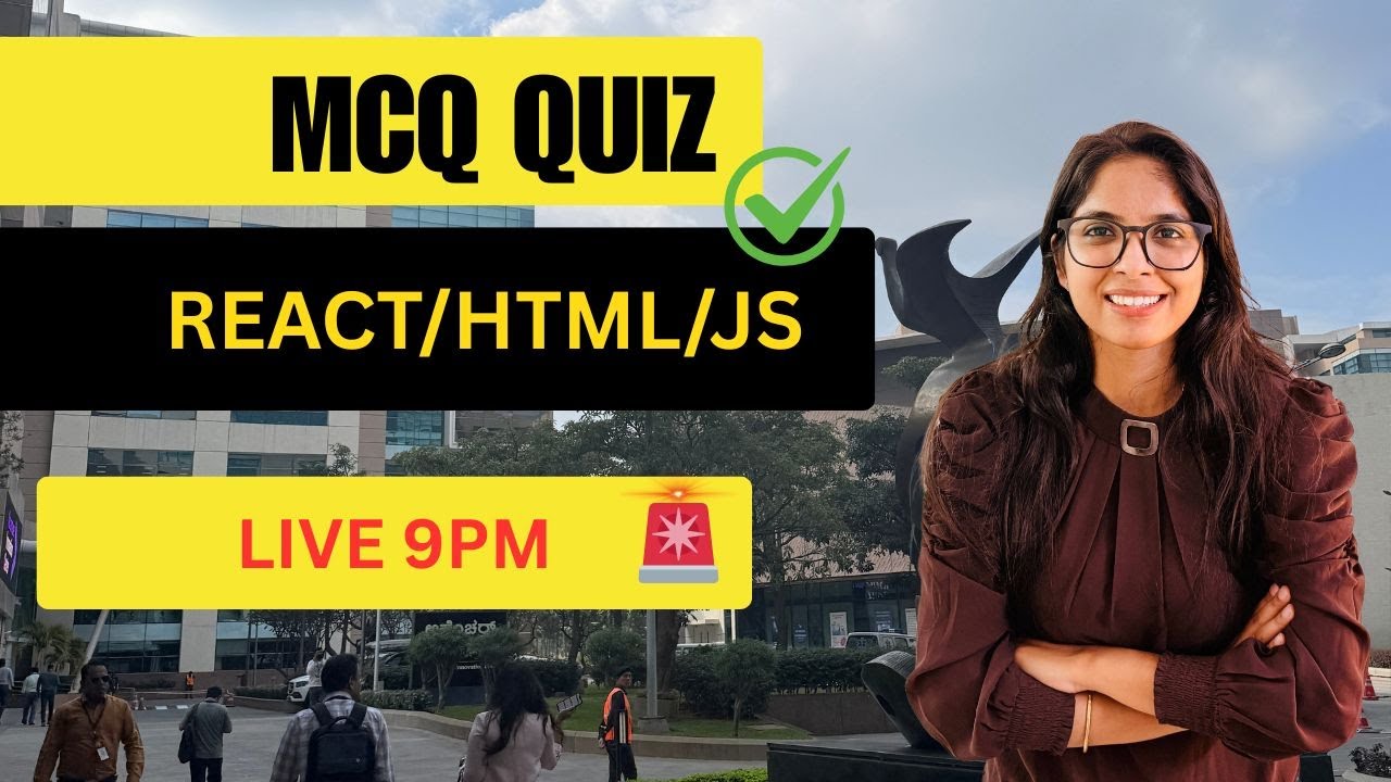 Frontend MCQ Mix Test 💻 | HTML + CSS + JS | LIVE