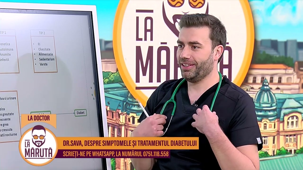 Dr. Sava, despre simptomele și tratamentul diabetului