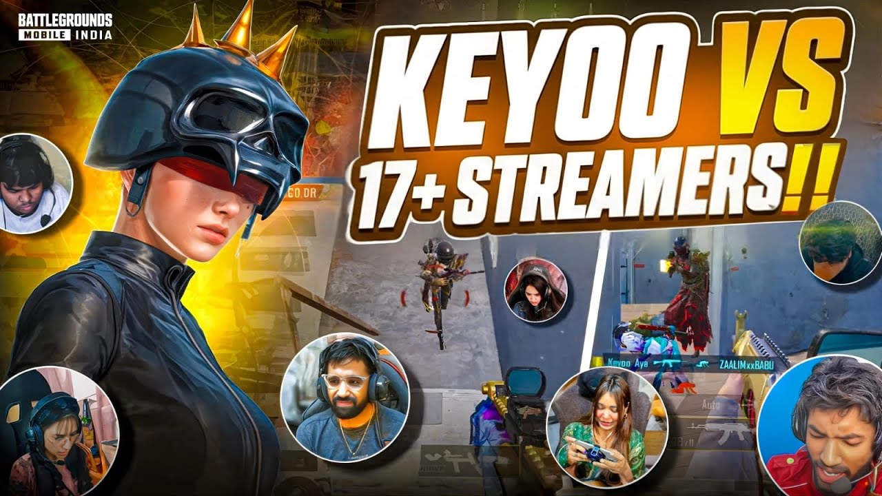 PHYCHO Clutches Against 17+ STREAMERS 🤯 Keyoo PlayzZz 🔥💀