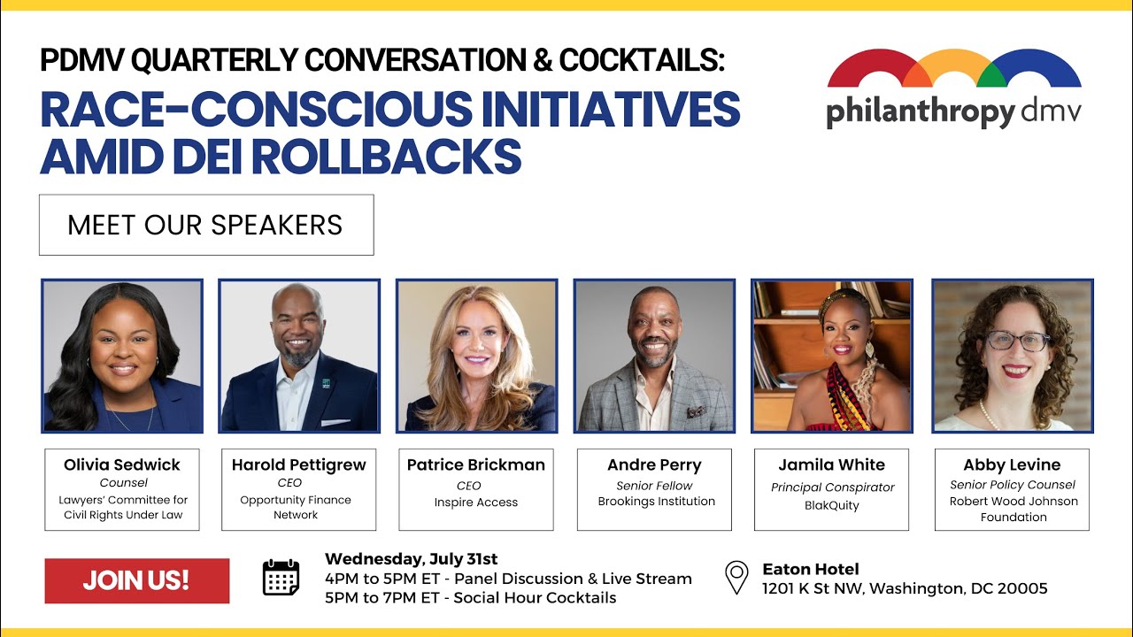 Philanthropy DMV | Race-Conscious Initiatives Amid DEI Rollbacks