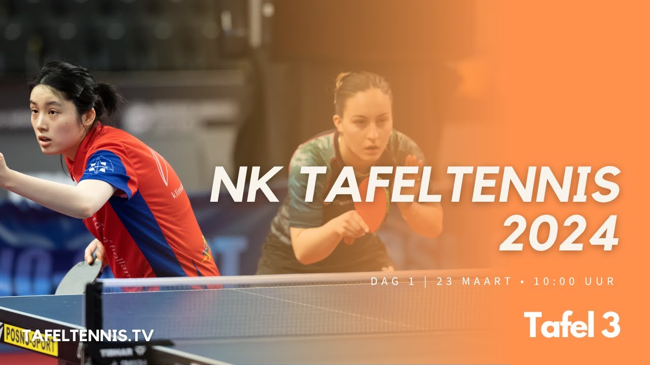 NK Tafeltennis 2024: Dag 1 - Tafel 3