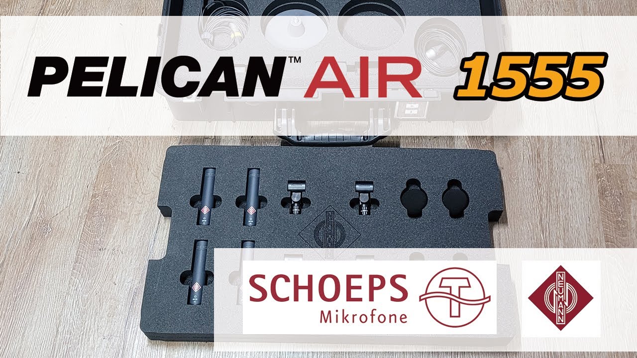 펠리칸 에어 1555_ schoeps ccm4, neumann km184 숍스마이크 노이만마이크 케이스