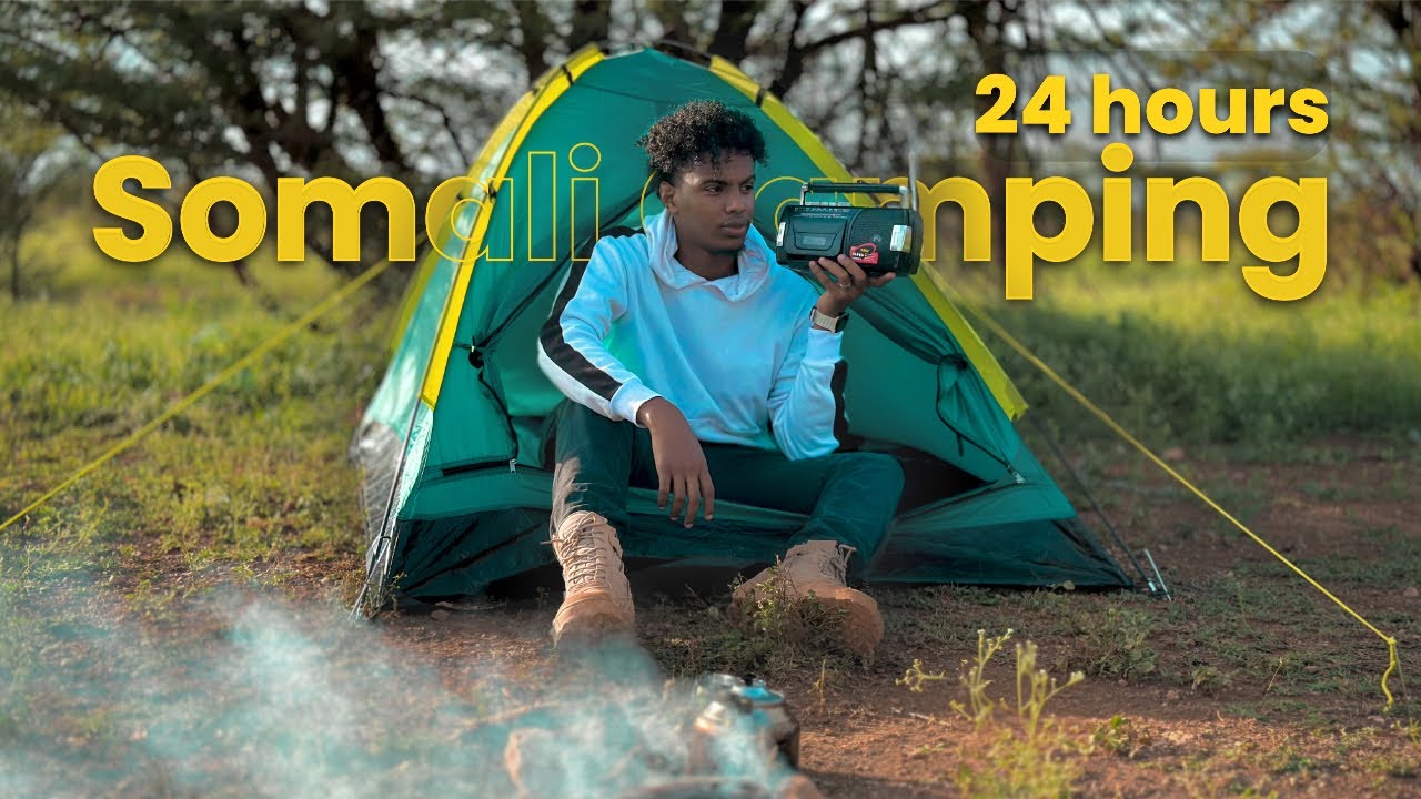 Hal maalin ayaan ku noola goob cidla ah || solo camping   #englishsubtitles #somali