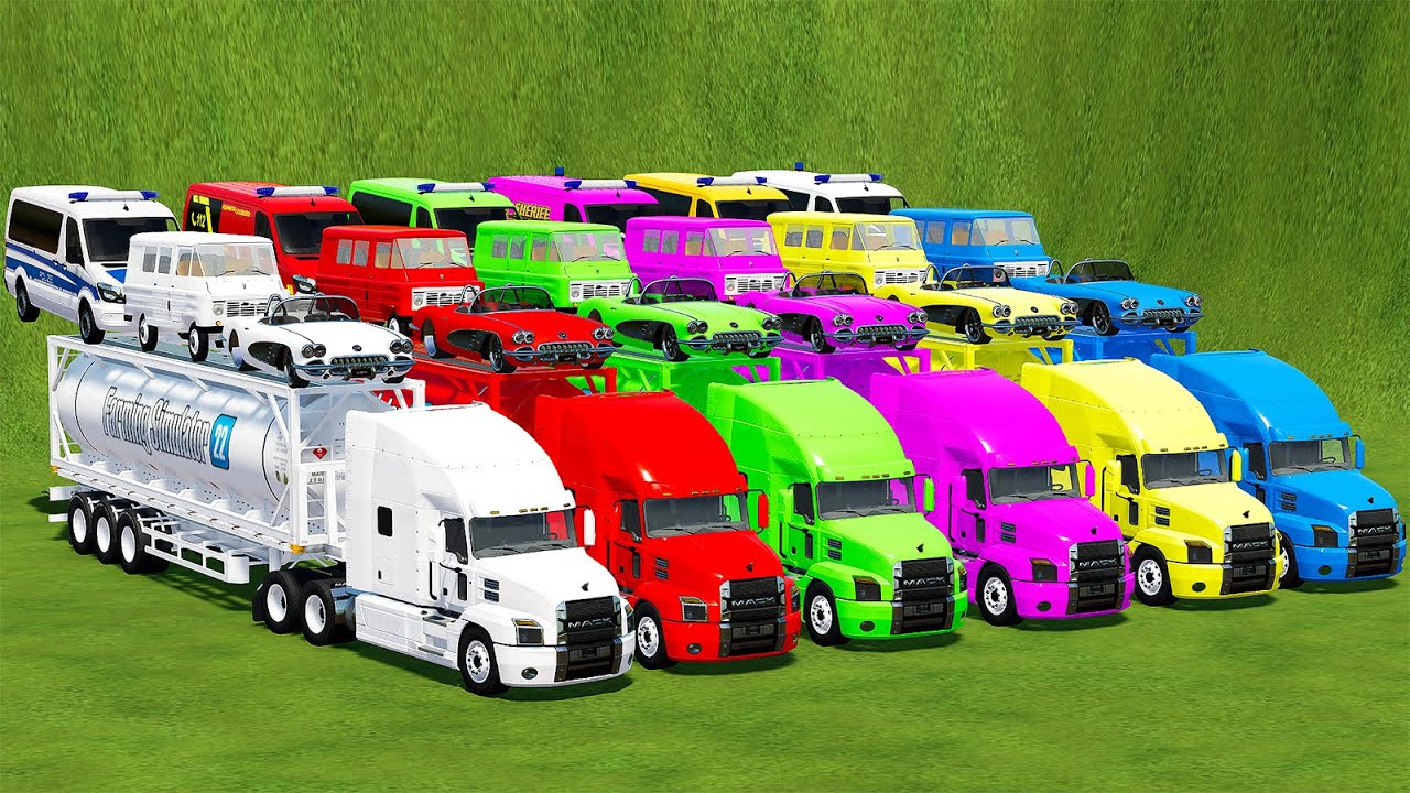 TRANSPORTING MINI BUSES, SPRINTER INTERVENTION & BULK SPREADING! Farming Simulator 22