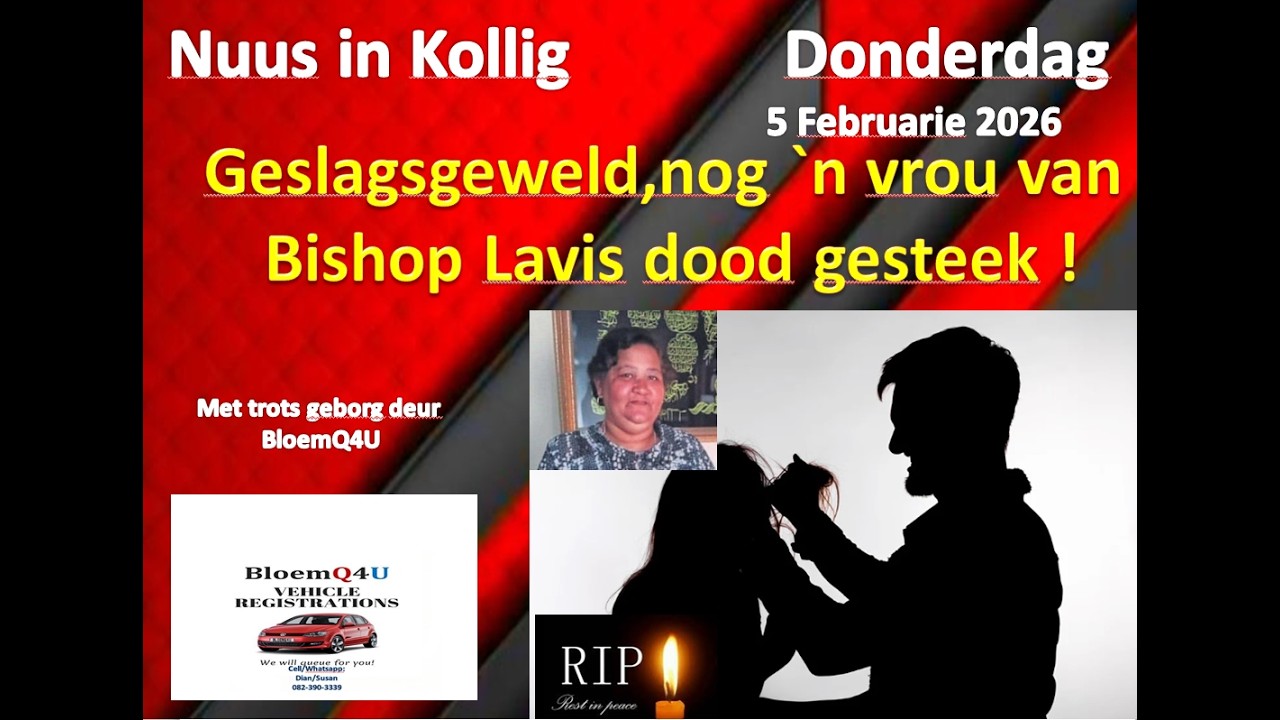 Geslagsgeweld,nog `n vrou van Bishop Lavis doodgesteek !