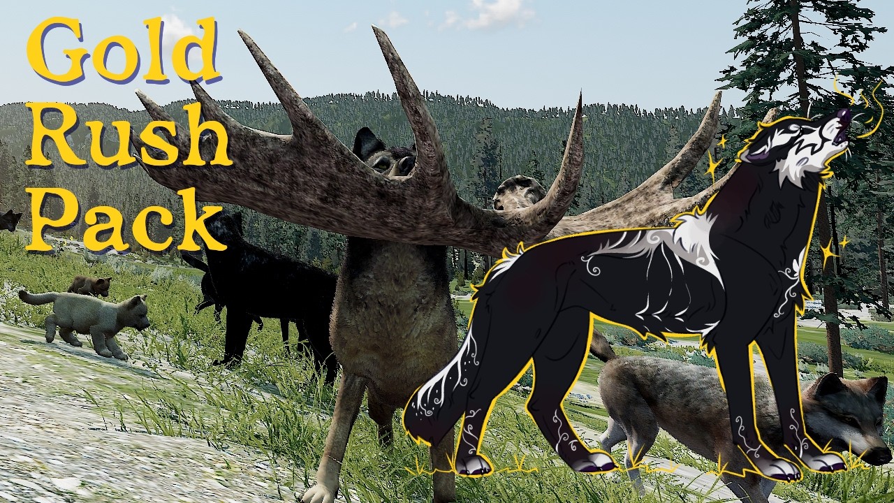 Growing in Numbers and Luck!🦌 GOLD RUSH EP#18; WolfQuest AE
