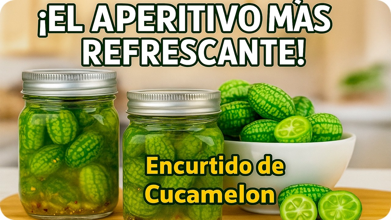 Encurtido de Cucamelon: El Snack Más Refrescante y Sorprendente || La Huertina De Toni