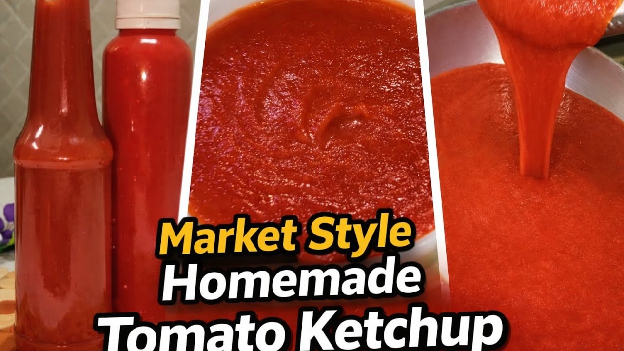 No Chemical, No Preservatives ❌ | Market Style Homemade Tomato Ketchup