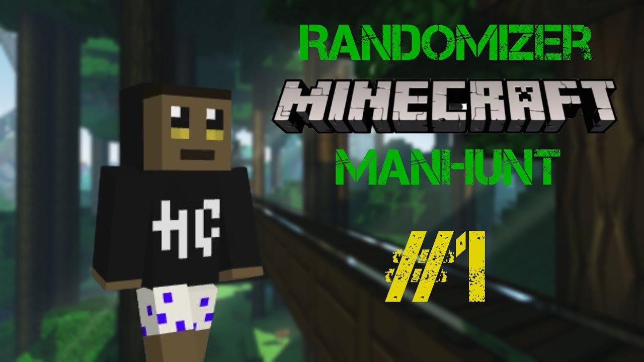Minecraft Manhunt RANDOMIZER Challenge #1