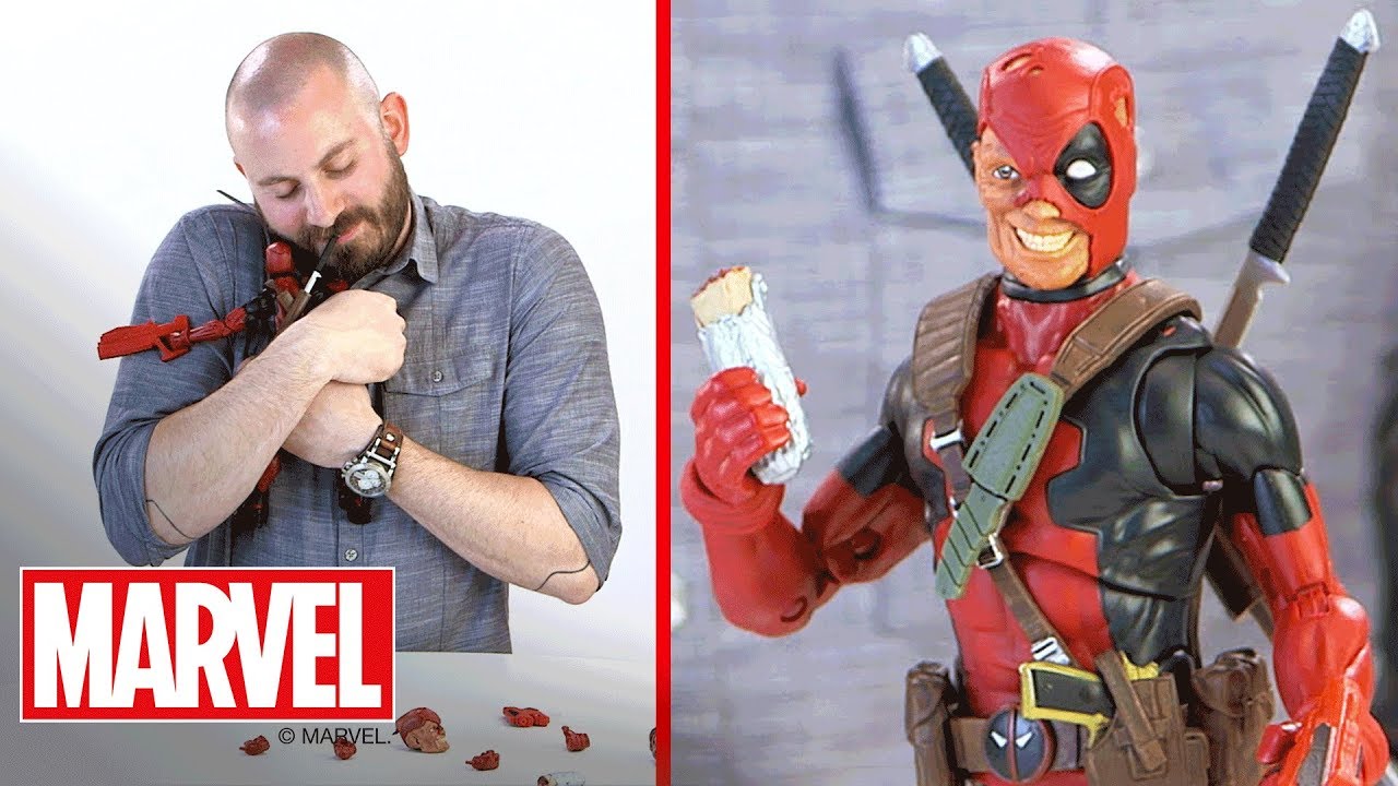 Marvel Legends - '12&rsquo;&rsquo; Deadpool Figure' Designer Desk