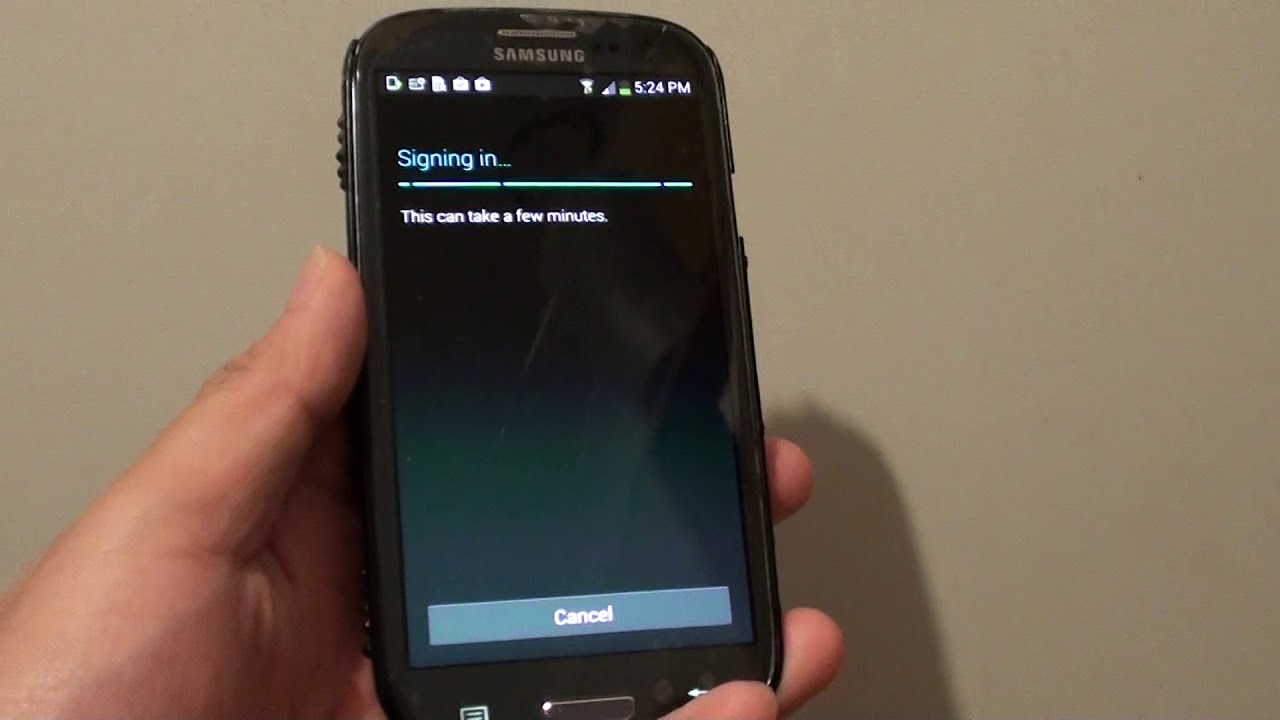 Samsung Galaxy S3: How to Add Another Gmail Account