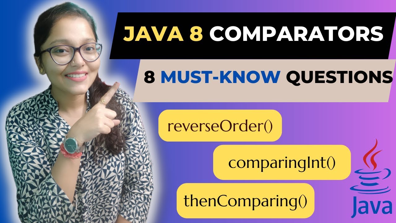Hands-On LIVE code demo  Java 8 Comparators 🔥| 8 IMPORTANT Coding Questions & Answers | Java 8 API