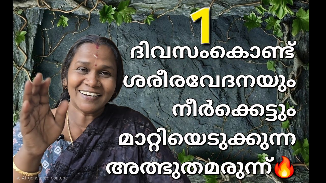 ഒറ്റമരുന്ന് ഒറ്റദിവസം കൊണ്ട്നീർക്കെട്ട്ശരീര വേദന ഉപ്പൂറ്റിവേദനമാറ്റിയെടുക്കാം🥰🥰trending#informative 