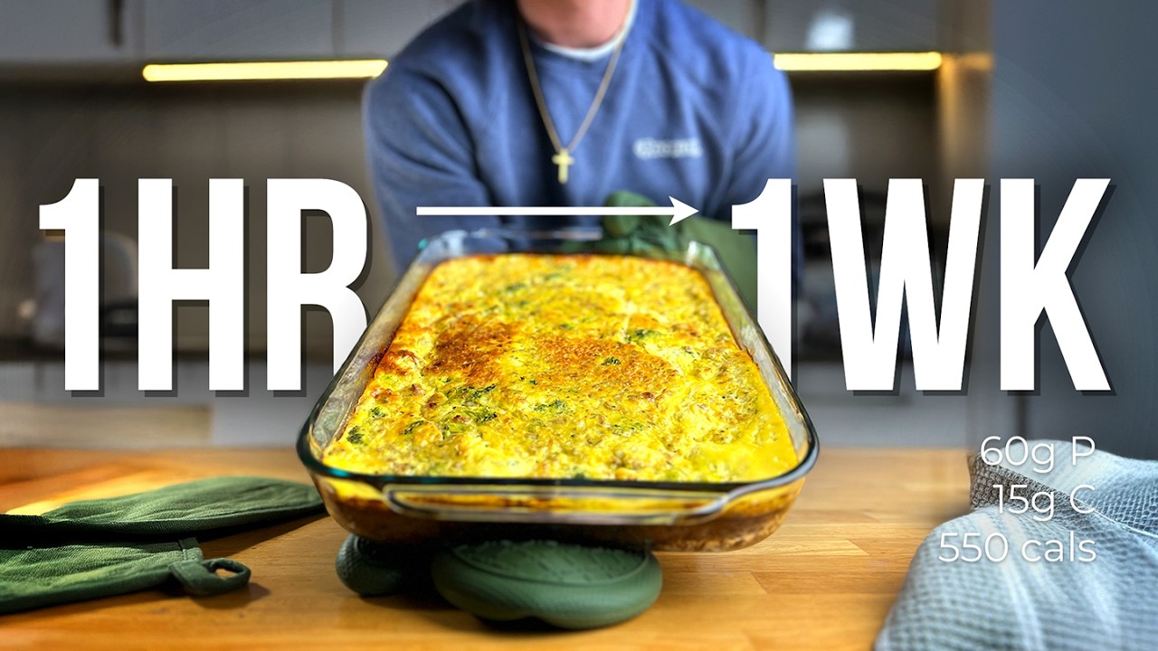 The Quiche That Saved My Breakfasts | High Protein Meal Prep