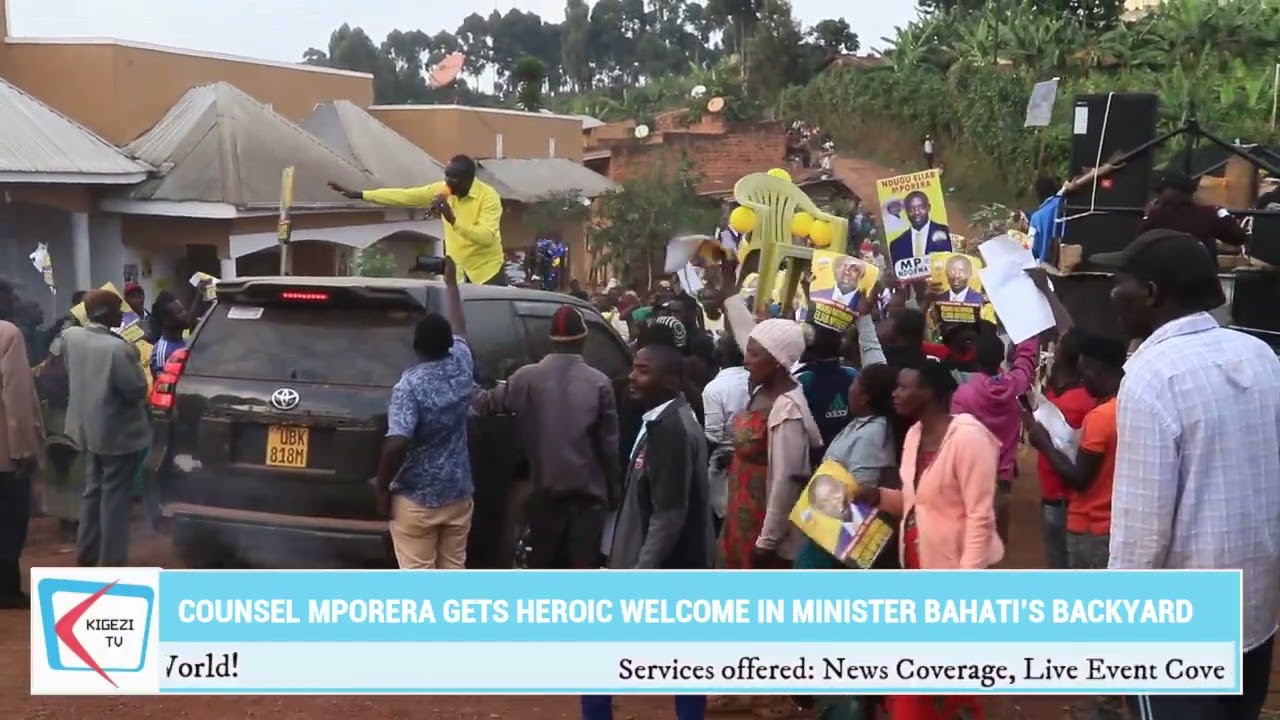 Counsel Mporera Receives Heroic Welcome in Minister Bahati's Home Area amidst Sabotage Attempts.