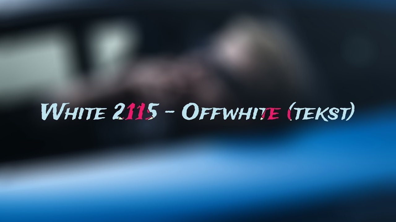 White 2115 - Offwhite (TEKST)