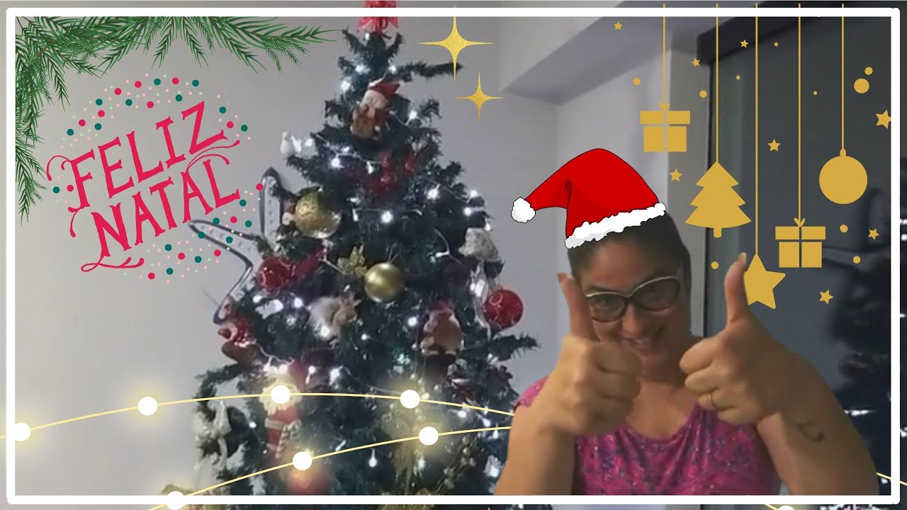 🎄🎅Primeira Árvore de Natal🎅🎄 da casa nova da praia🏖️🌊