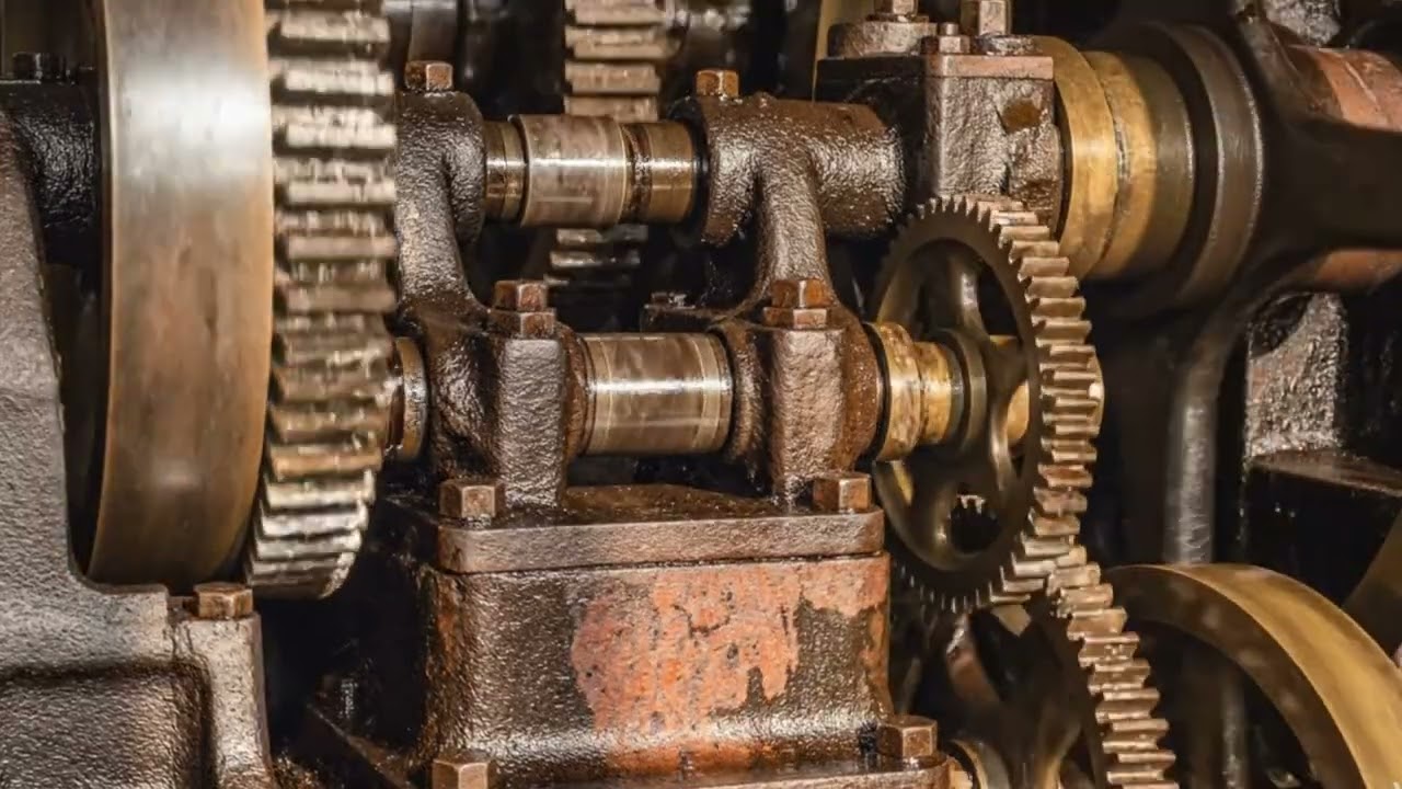 Engrenagens em Movimento ⚙️ Som Mecânico Relaxante | Relaxamento Profundo | Relaxing Gear Sounds