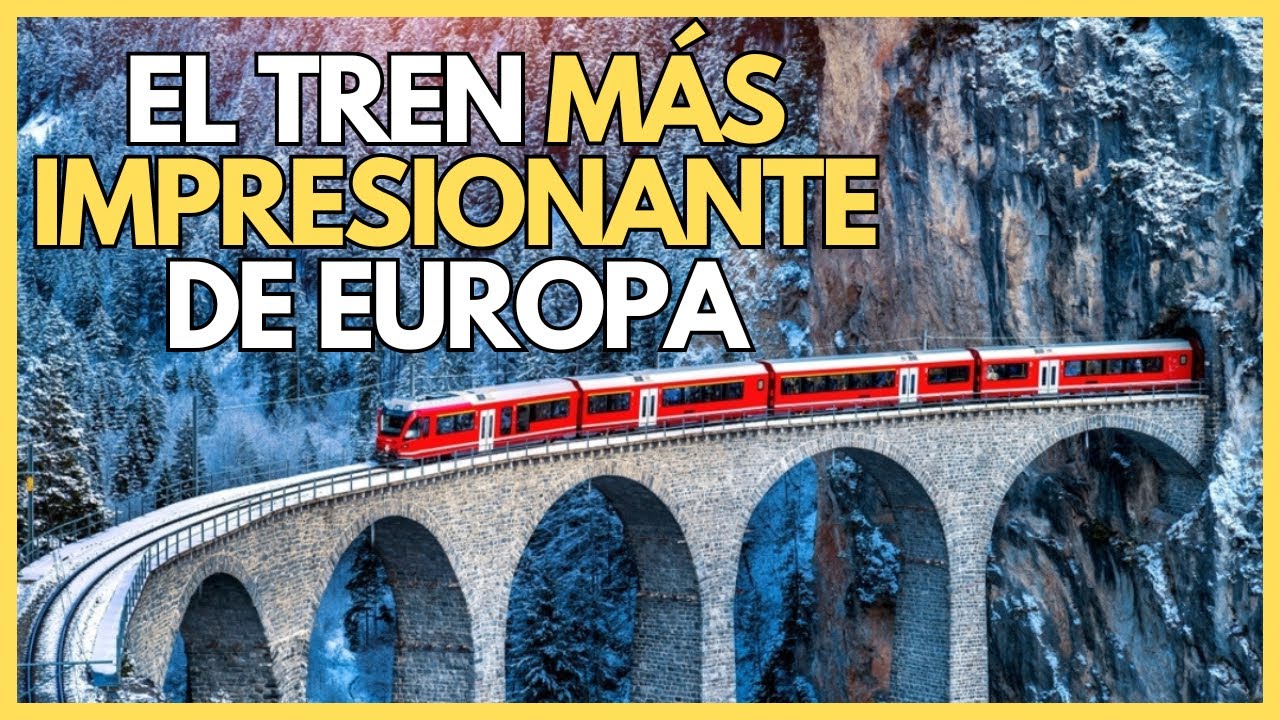 El IMPRESIONANTE recorrido en TREN por los ALPES 🚆​ Bernina Express x Tren Regional
