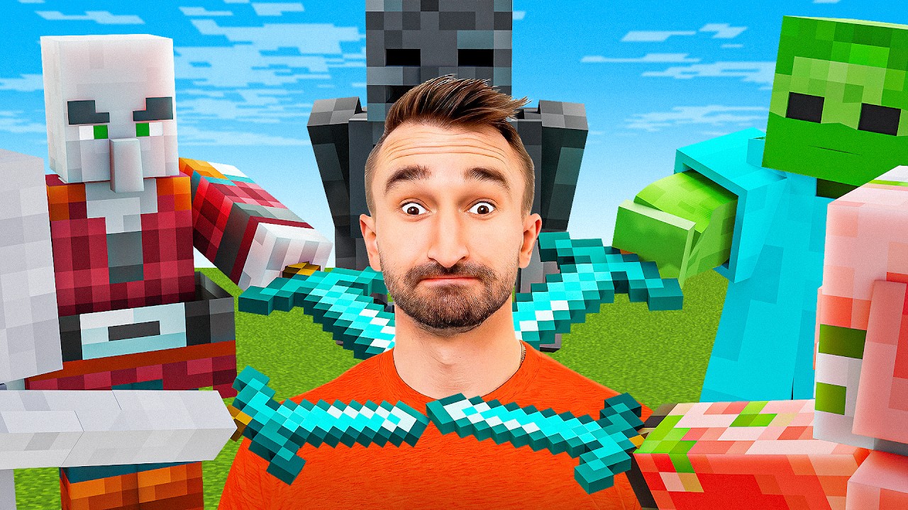 I Survived 100 Days Against The STRONGEST Mobs In Minecraft