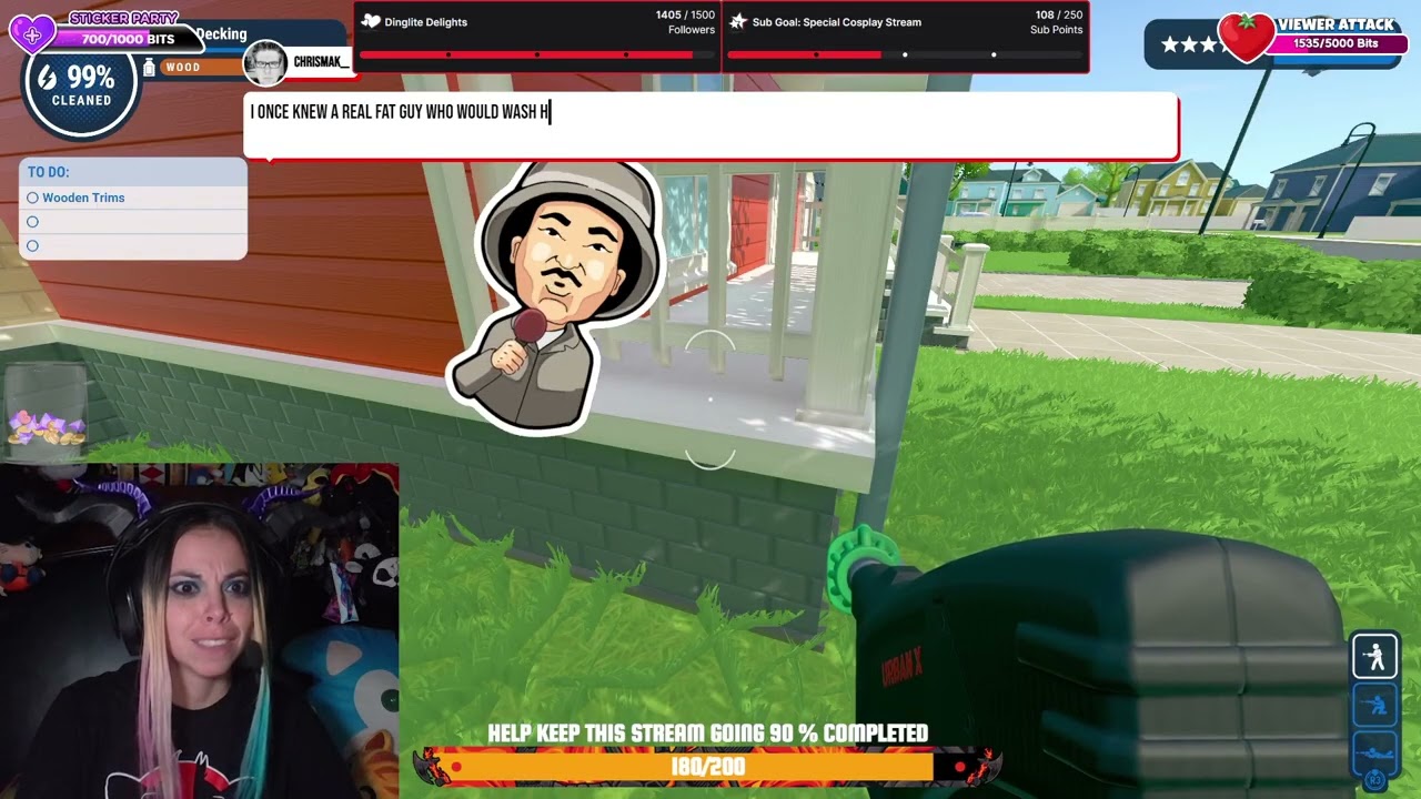 Powerwash Simulator - ChrisMak Attack Chaos With a Pressure Washer | #sophia_cormier on #Twitch
