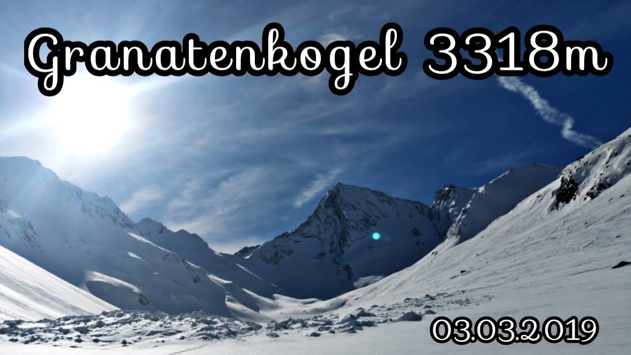 Granatenkogel 3318m. Obergurg /Ötztaler Alpen 03.03.2019