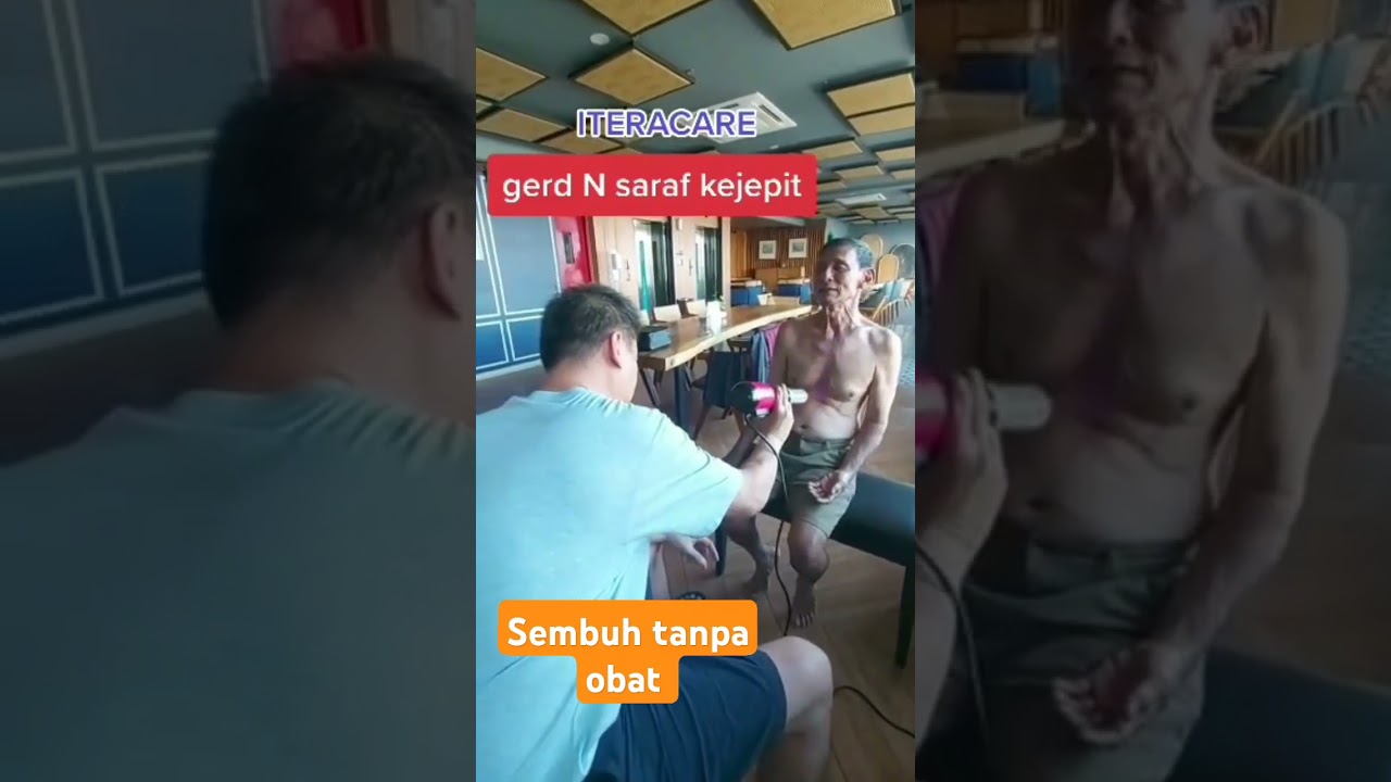 Sembuh cuman diterapi keluhan gerd sama saraf kejepit yang mau alatnya bisa hub via wawa