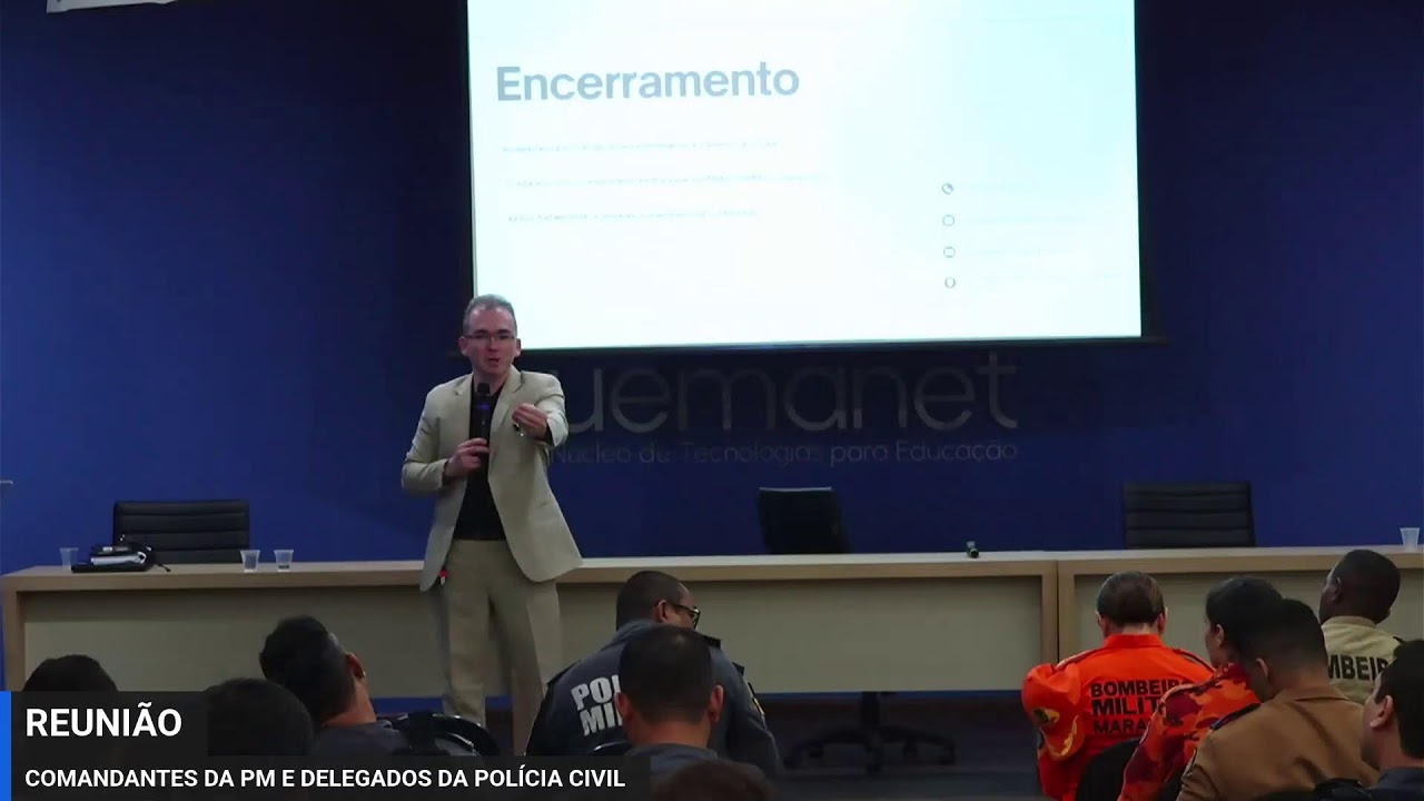 REUNIÃO - COMANDANTES DA PM E DELEGADOS DA POLÍCIA CIVIL