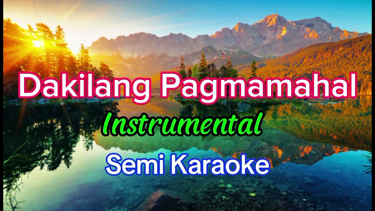 Dakilang Pagmamahal - Instrumental with Semi Karaoke Communion song.