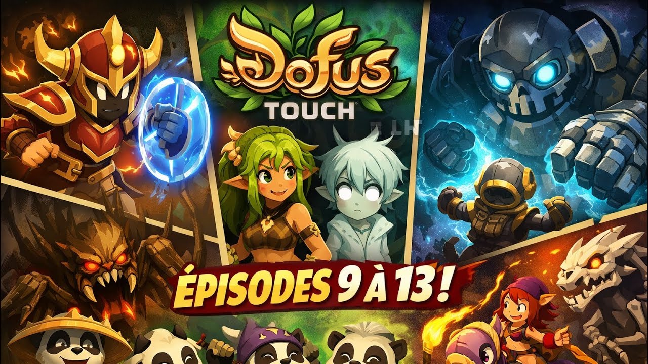 🔥 On avance vite ! DOFUS TOUCH &Eacute;pisodes 9 &agrave; 13 (R&eacute;sum&eacute; & Progression)