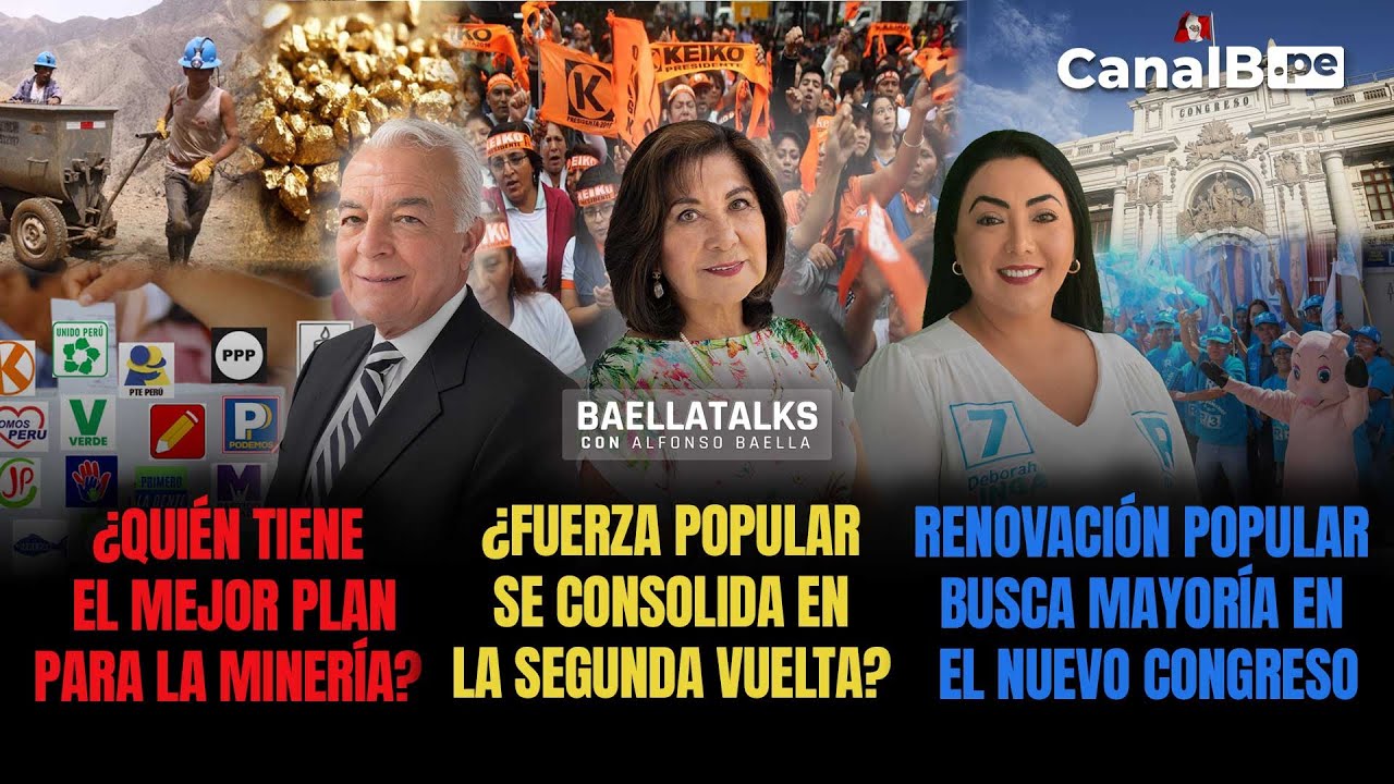 #Baellatalks con Alfonso Baella. Invitados: Carlos Gálvez, Martha Chávez y Deborah Inga.