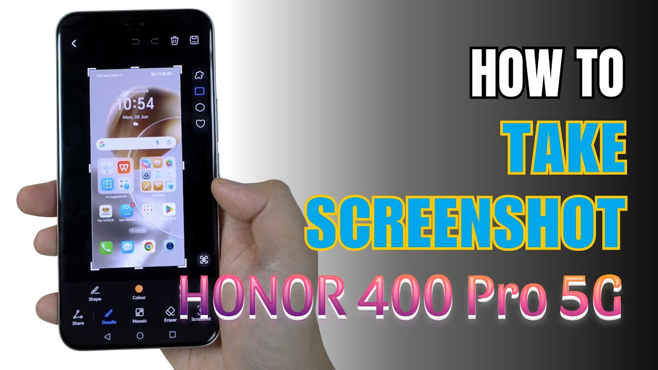 How to Take Screenshot Honor 400 Pro 5G