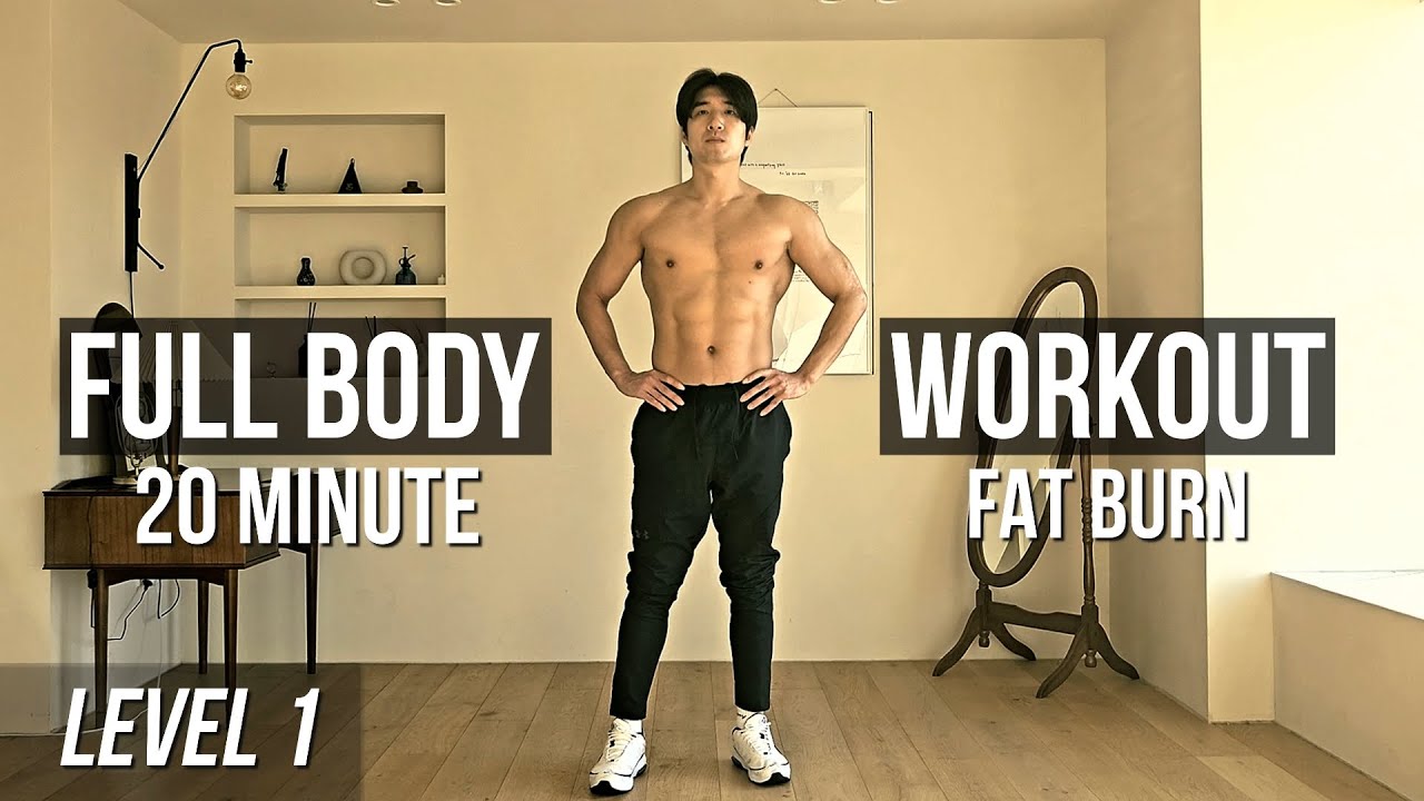 20-минутная тренировка всего тела | Сжигание жира | Без оборудования 20 Min FULL BODY WORKOUT