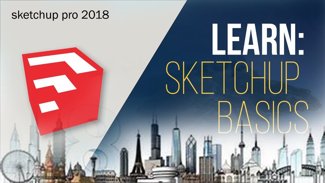 Create simple house model in Sketchup pro 2018 (Sketchup basics)
