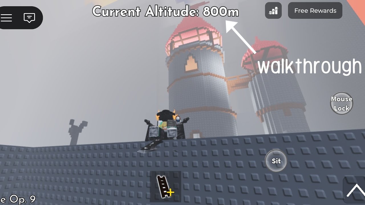 Steep steps (700-800m) starting steps walkthrough #roblox #steepsteps 