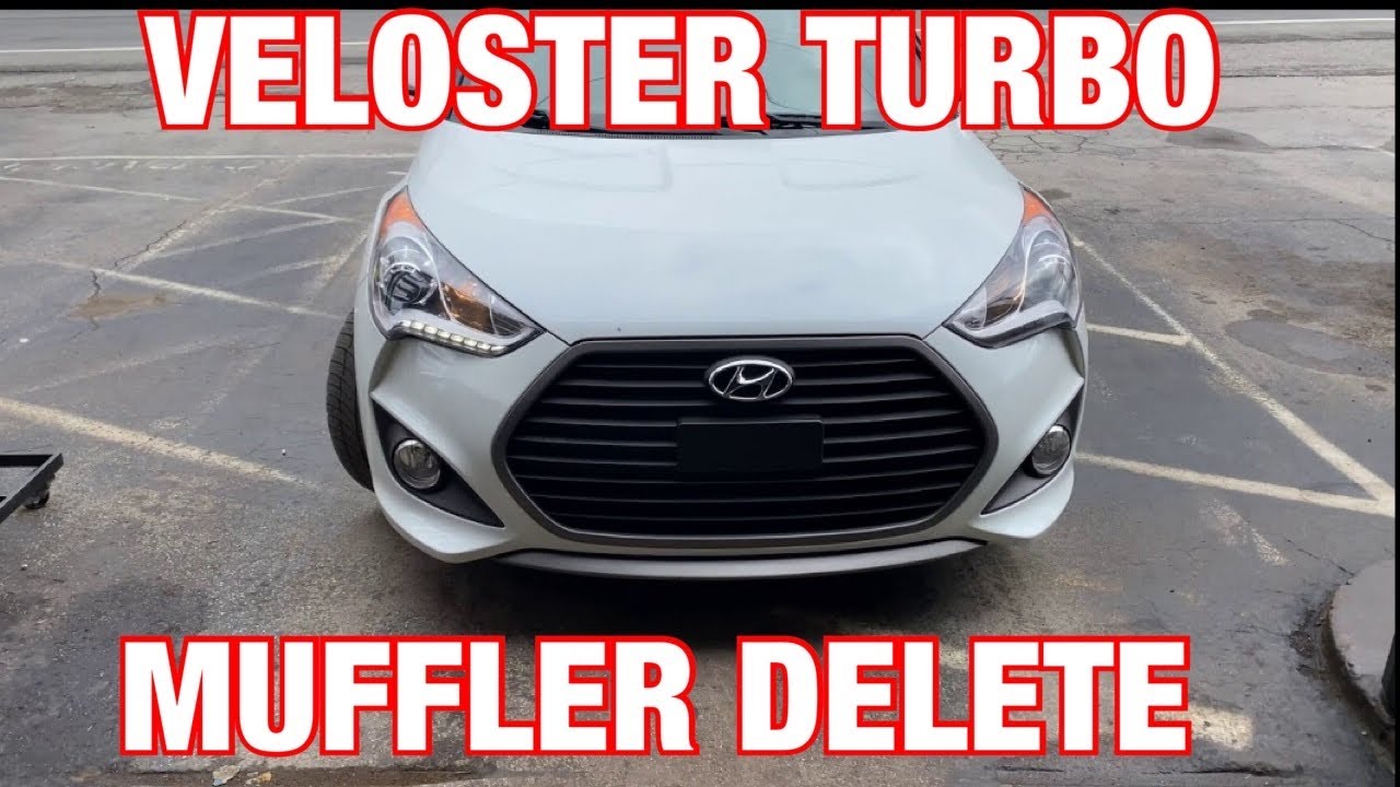 2016 Hyundai Veloster 1.6L Turbo EXHAUST w/ MUFFLER DELETE!