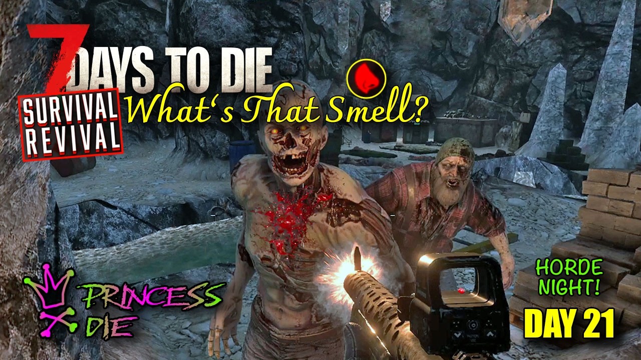 7 Days To Die 2.5 - Survival Revival Horde Night - What's That Smell? Day 21
