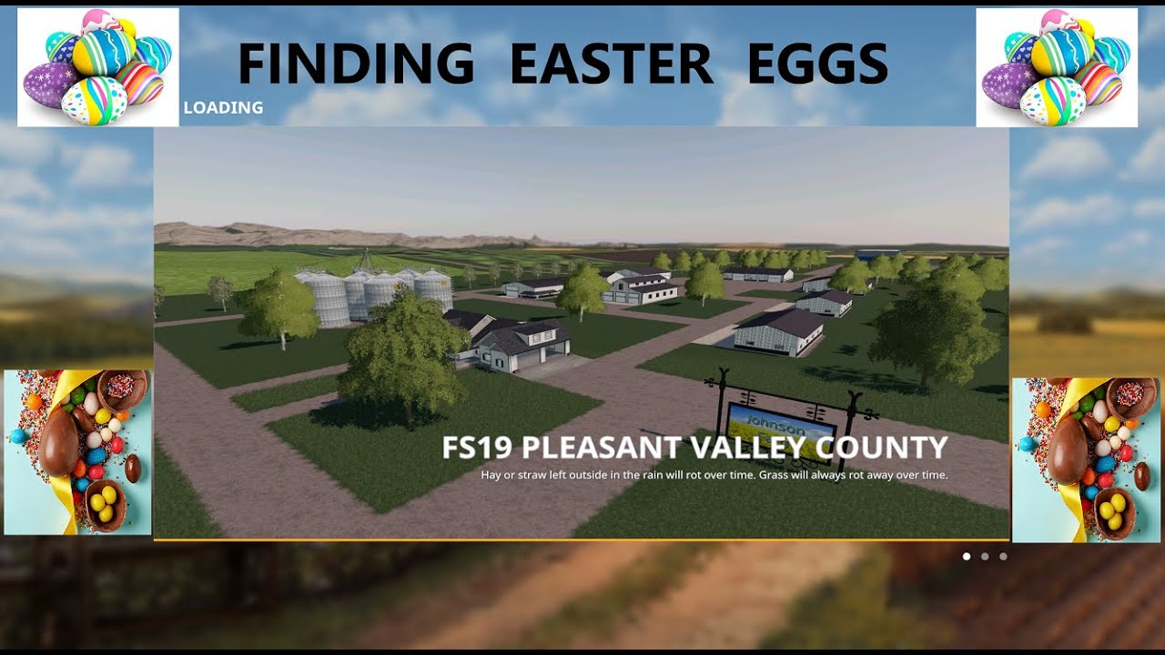 FS19 Mouse2222 How To Find  Hidden Easter Eggs on PV County