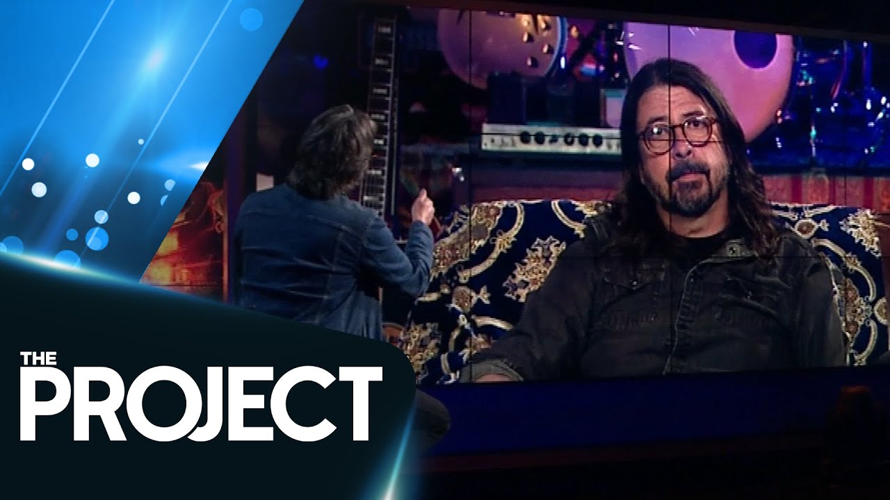 Foo Fighters frontman Dave Grohl talks Studio 666 with Shihad's Jon Toogood | The Project NZ